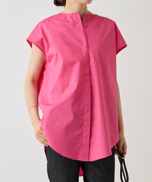 本当に信頼出来る商品 比翼ノースリーブシャツ （シャツ・ブラウス）｜BEARDSLEY シャツ/ブラウス(半袖/袖なし)