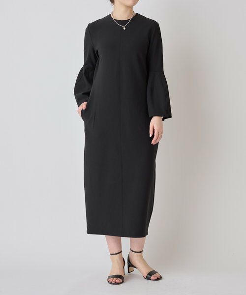BEARDSLEY/ビアズリー ベルスリーブワンピース ブラック F BEARDSLEY/ビアズリー ベルスリーブワンピース ブラック F