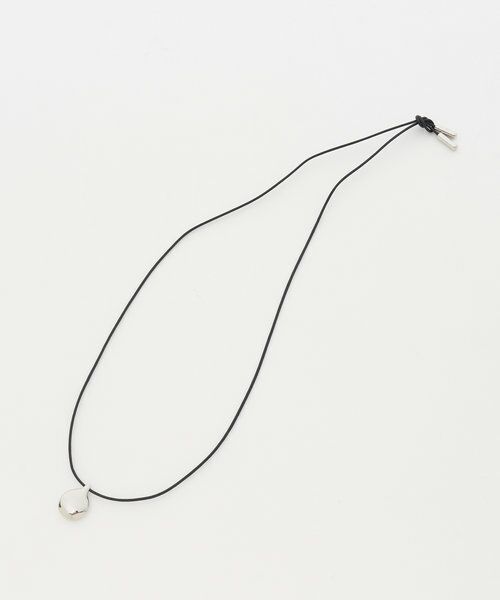 BEARDSLEY / ビアズリー カチューシャ・カチューム・その他 | メタルドロップコードネックレス(ブラック) | 詳細1