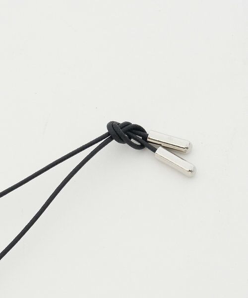 BEARDSLEY / ビアズリー カチューシャ・カチューム・その他 | メタルドロップコードネックレス(ブラック) | 詳細12