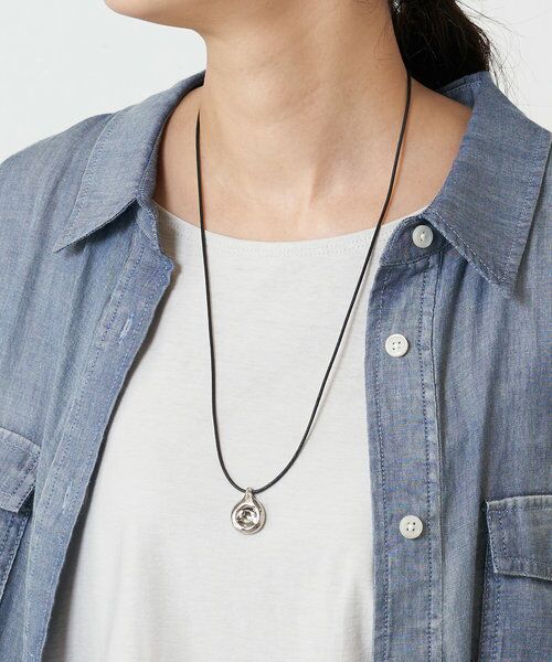 BEARDSLEY / ビアズリー カチューシャ・カチューム・その他 | メタルドロップコードネックレス(ブラック) | 詳細19