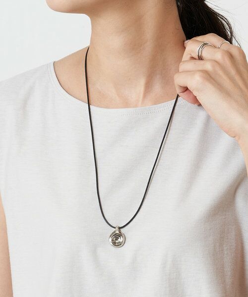 BEARDSLEY / ビアズリー カチューシャ・カチューム・その他 | メタルドロップコードネックレス(ブラック) | 詳細20