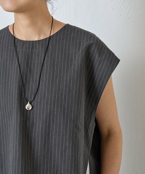 BEARDSLEY / ビアズリー カチューシャ・カチューム・その他 | メタルドロップコードネックレス(ブラック) | 詳細5