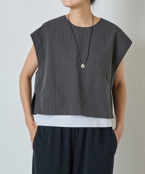 BEARDSLEY / ビアズリー カチューシャ・カチューム・その他 | メタルドロップコードネックレス(ブラック) | 詳細6