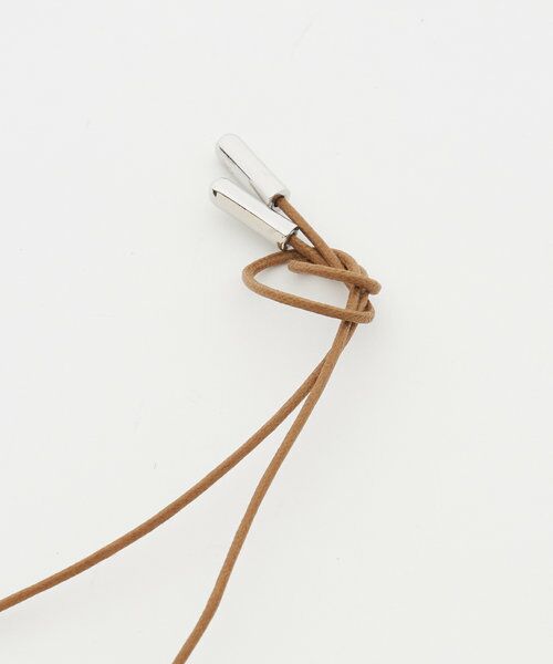 BEARDSLEY / ビアズリー カチューシャ・カチューム・その他 | メタルドロップコードネックレス(ライトブラウン) | 詳細11