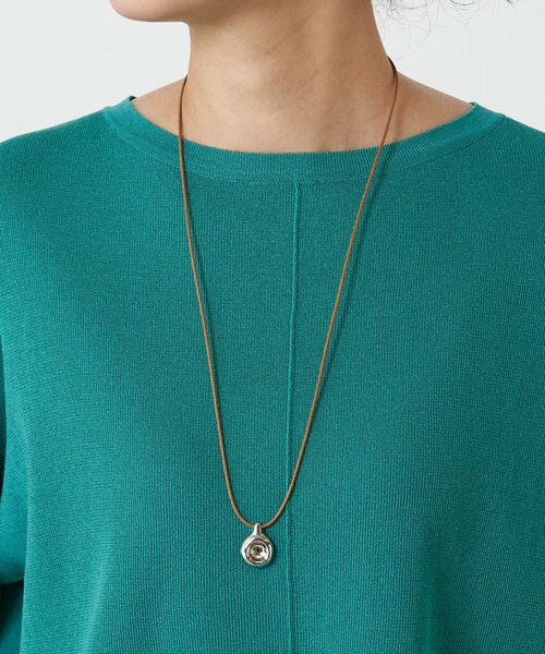 BEARDSLEY / ビアズリー カチューシャ・カチューム・その他 | メタルドロップコードネックレス(ライトブラウン) | 詳細12