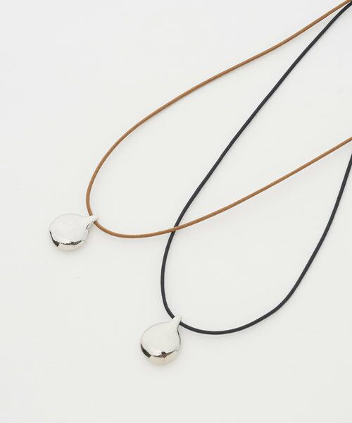 BEARDSLEY / ビアズリー カチューシャ・カチューム・その他 | メタルドロップコードネックレス(ライトブラウン) | 詳細16