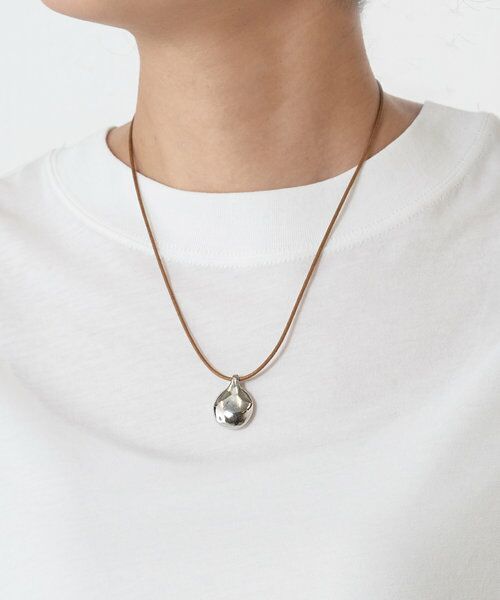 BEARDSLEY / ビアズリー カチューシャ・カチューム・その他 | メタルドロップコードネックレス(ライトブラウン) | 詳細3