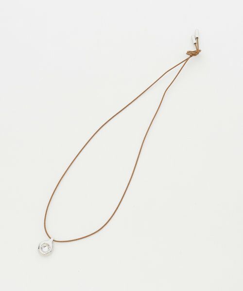 BEARDSLEY / ビアズリー カチューシャ・カチューム・その他 | メタルドロップコードネックレス(ライトブラウン) | 詳細8