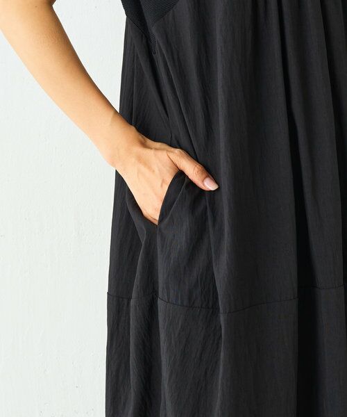 BEARDSLEY / ビアズリー ロング・マキシ丈ワンピース | ニットコンビギャザーワンピ | 詳細15