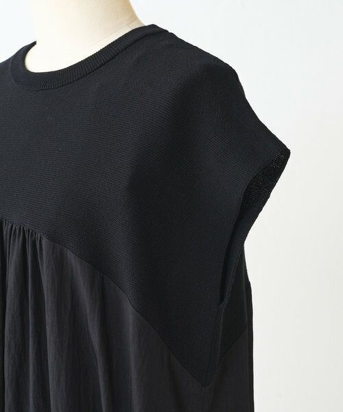 BEARDSLEY / ビアズリー ロング・マキシ丈ワンピース | ニットコンビギャザーワンピ | 詳細24