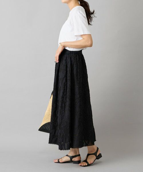BEARDSLEY / ビアズリー ロング・マキシ丈スカート | IKIMONOアップリケスカート | 詳細16