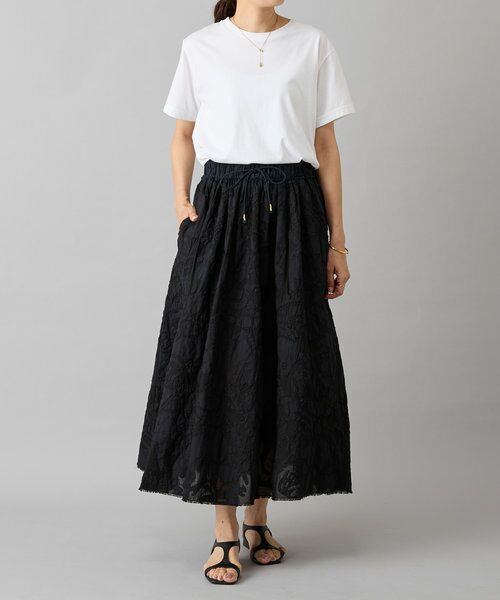 BEARDSLEY / ビアズリー ロング・マキシ丈スカート | IKIMONOアップリケスカート | 詳細17
