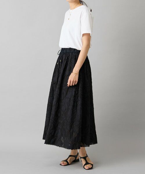 BEARDSLEY / ビアズリー ロング・マキシ丈スカート | IKIMONOアップリケスカート | 詳細18