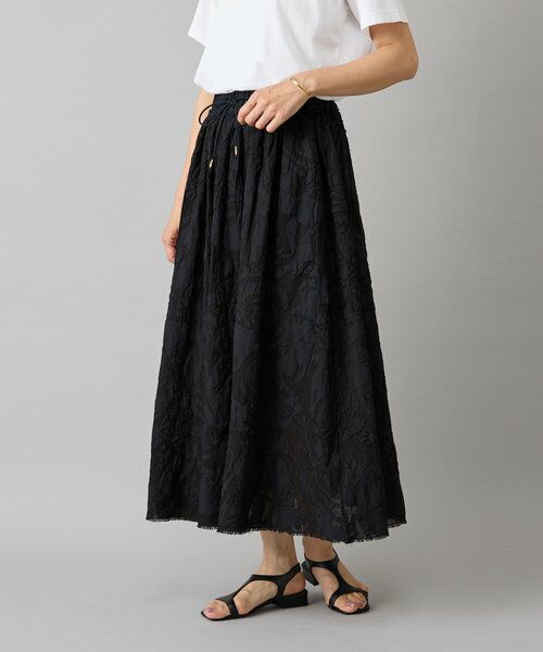 BEARDSLEY / ビアズリー ロング・マキシ丈スカート | IKIMONOアップリケスカート | 詳細21