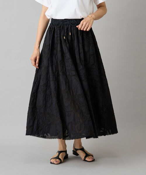 BEARDSLEY / ビアズリー ロング・マキシ丈スカート | IKIMONOアップリケスカート | 詳細25