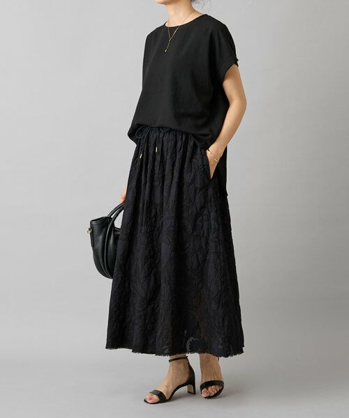 BEARDSLEY / ビアズリー ロング・マキシ丈スカート | IKIMONOアップリケスカート | 詳細28