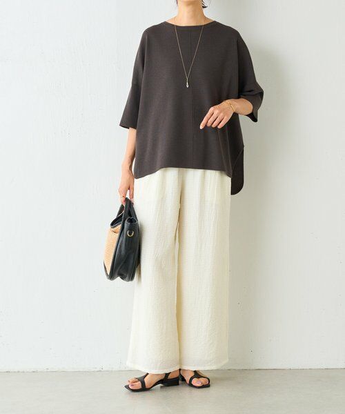 新品BEARDSLEY トロミジャージーバギーパンツ ¥25,300ライトグレー 新品BEARDSLEY トロミジャージーバギーパンツ ¥25,300ライト