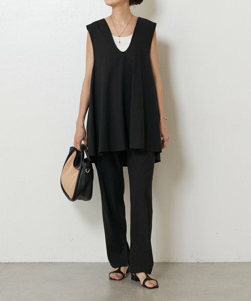 BEARDSLEY / ビアズリー その他パンツ | リネン混スリムパンツ | 詳細1