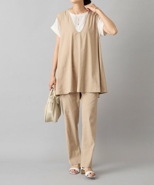 BEARDSLEY / ビアズリー その他パンツ | リネン混スリムパンツ | 詳細12