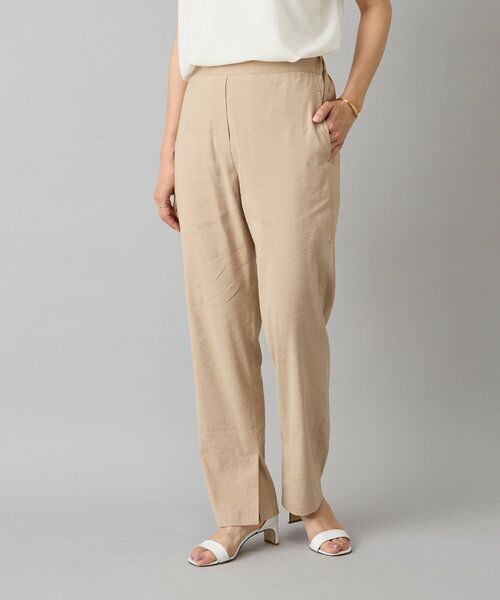 BEARDSLEY / ビアズリー その他パンツ | リネン混スリムパンツ | 詳細16