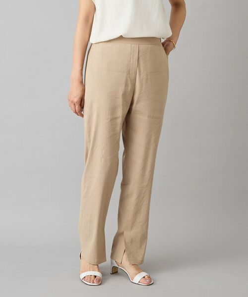 BEARDSLEY / ビアズリー その他パンツ | リネン混スリムパンツ | 詳細19