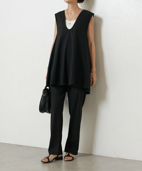 BEARDSLEY / ビアズリー その他パンツ | リネン混スリムパンツ | 詳細2