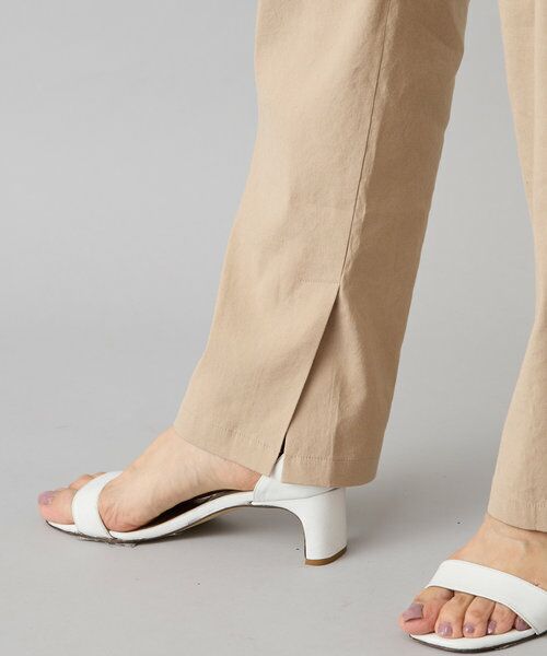 BEARDSLEY / ビアズリー その他パンツ | リネン混スリムパンツ | 詳細21