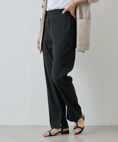 BEARDSLEY / ビアズリー その他パンツ | リネン混スリムパンツ | 詳細27