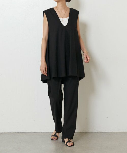 BEARDSLEY / ビアズリー その他パンツ | リネン混スリムパンツ | 詳細4