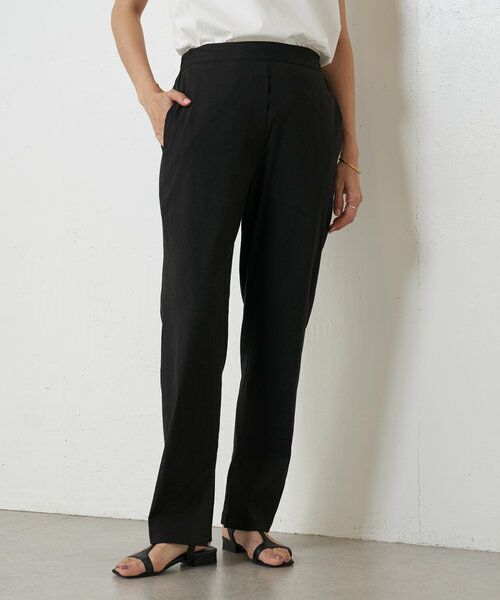 BEARDSLEY / ビアズリー その他パンツ | リネン混スリムパンツ | 詳細5