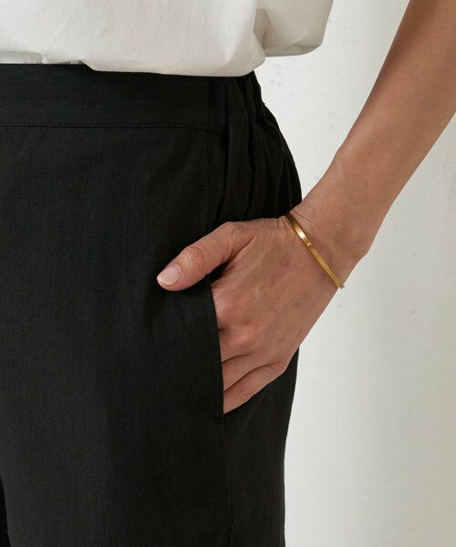 BEARDSLEY / ビアズリー その他パンツ | リネン混スリムパンツ | 詳細9