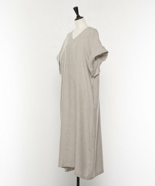 BEARDSLEY / ビアズリー ロング・マキシ丈ワンピース | 麻調合繊カフタンワンピース | 詳細14