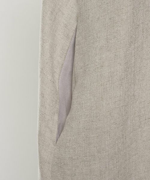 BEARDSLEY / ビアズリー ロング・マキシ丈ワンピース | 麻調合繊カフタンワンピース | 詳細20