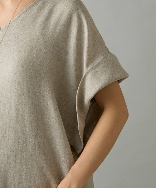 BEARDSLEY / ビアズリー ロング・マキシ丈ワンピース | 麻調合繊カフタンワンピース | 詳細22