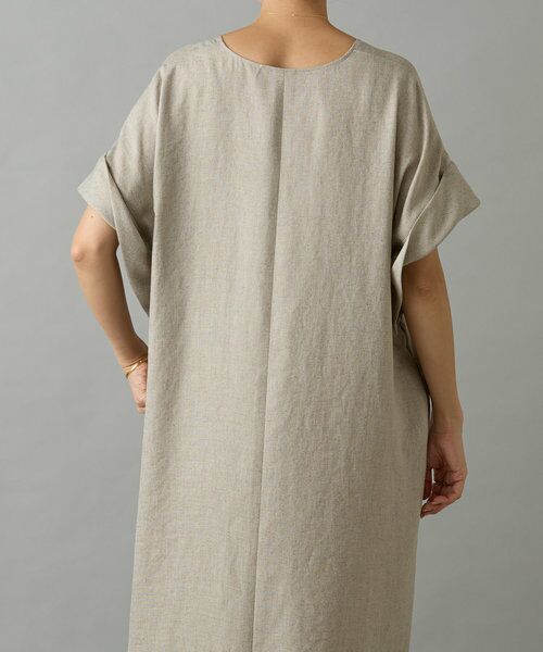 BEARDSLEY / ビアズリー ロング・マキシ丈ワンピース | 麻調合繊カフタンワンピース | 詳細8
