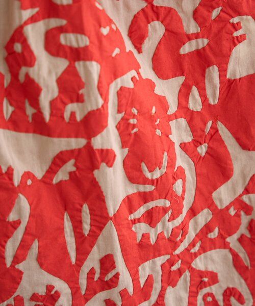 BEARDSLEY / ビアズリー ロング・マキシ丈ワンピース | IKIMONOアップリケワンピース | 詳細11