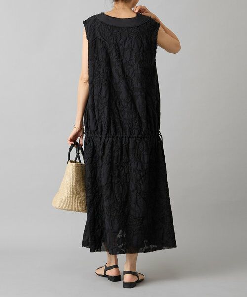 BEARDSLEY / ビアズリー ロング・マキシ丈ワンピース | IKIMONOアップリケワンピース | 詳細16