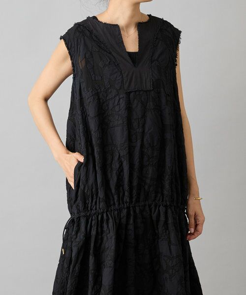 BEARDSLEY / ビアズリー ロング・マキシ丈ワンピース | IKIMONOアップリケワンピース | 詳細22