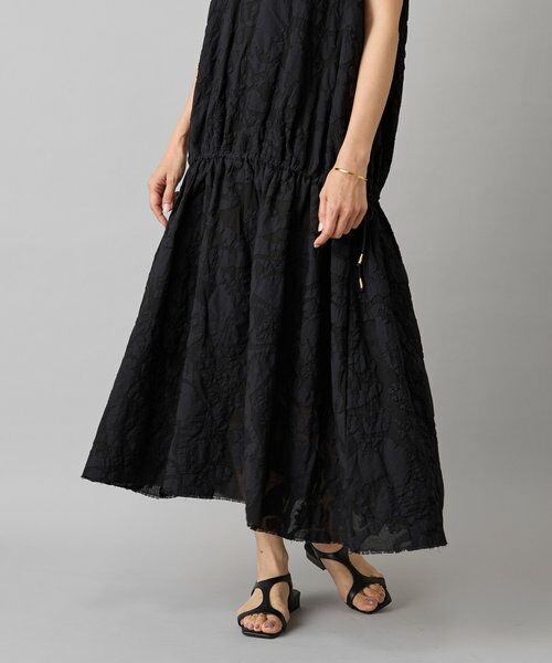 BEARDSLEY / ビアズリー ロング・マキシ丈ワンピース | IKIMONOアップリケワンピース | 詳細23