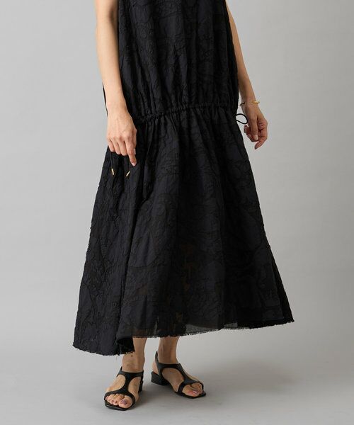 BEARDSLEY / ビアズリー ロング・マキシ丈ワンピース | IKIMONOアップリケワンピース | 詳細24