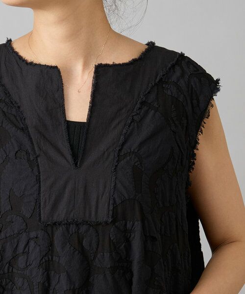 BEARDSLEY / ビアズリー ロング・マキシ丈ワンピース | IKIMONOアップリケワンピース | 詳細26