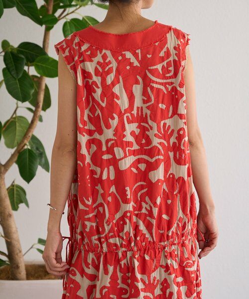 BEARDSLEY / ビアズリー ロング・マキシ丈ワンピース | IKIMONOアップリケワンピース | 詳細7