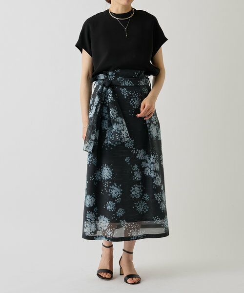 BEARDSLEY キルト風フレアスカート ブラック バックテールスカート | BEARDSLEY(ビアズリー)レディース | PAL