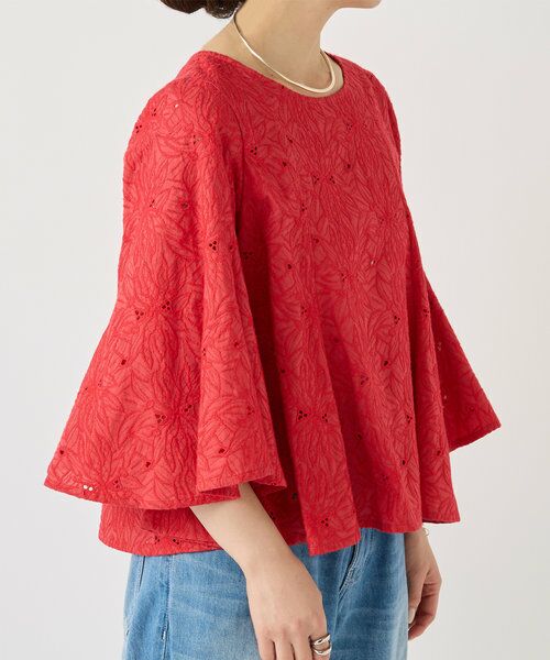 極美品 ビアズリー BEARDSLEY ボリュームシャツ ピンク ブラウス F 極美品 ビアズリー BEARDSLEY ボリュームシャツ ピンク ブラウス