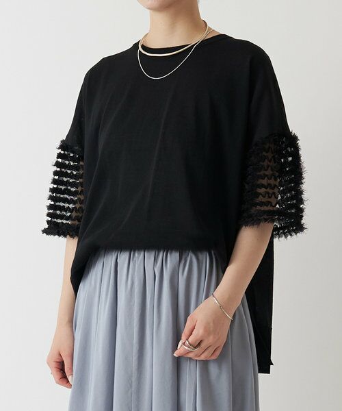 未使用級✨BEARDSLEY ビアズリー　パールボタン　カーディガン　ゆったり黒 未使用級✨BEARDSLEY ビアズリー パールボタン カーディガン