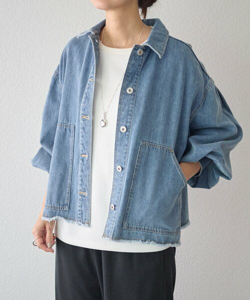 BEARDSLEY / ビアズリー ブルゾン | 袖リブGジャン《FRIPIER》 | 詳細7