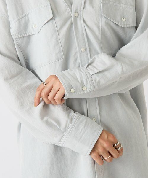 BEARDSLEY / ビアズリー シャツ・ブラウス | 《FRIPIER》バイオカラーレスシャツ | 詳細10