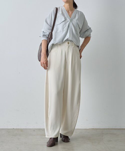 BEARDSLEY / ビアズリー シャツ・ブラウス | 《FRIPIER》バイオカラーレスシャツ | 詳細18