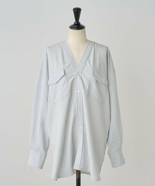 BEARDSLEY / ビアズリー シャツ・ブラウス | 《FRIPIER》バイオカラーレスシャツ | 詳細21